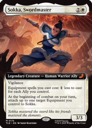Sokka, Swordmaster (Extended Art) (174) [Avatar: The Last Airbender: Eternal-Legal] - Deck Out Gaming