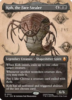 Koh, the Face Stealer (Borderless) (322) [Avatar: The Last Airbender] - Deck Out Gaming