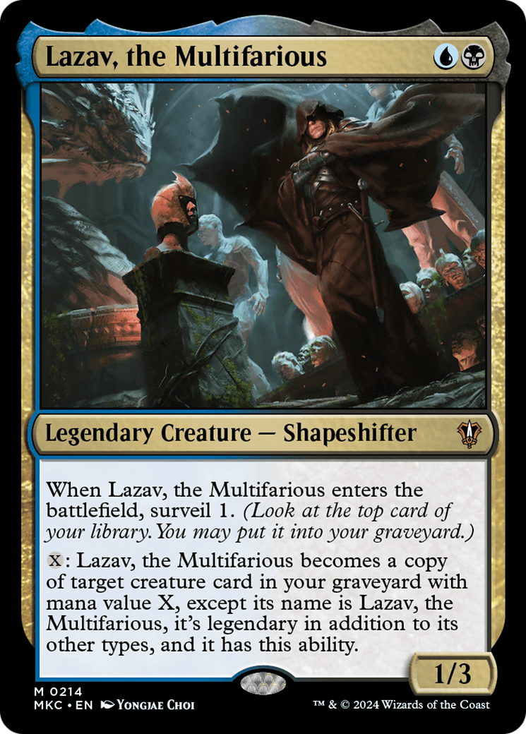 Lazav, the Multifarious (214) [Murders at Karlov Manor Commander] - Deck Out Gaming