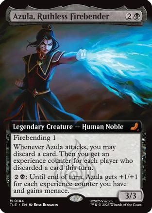 Azula, Ruthless Firebender (Extended Art) (184) [Avatar: The Last Airbender: Eternal-Legal] - Deck Out Gaming