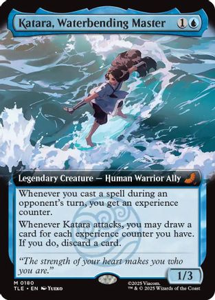 Katara, Waterbending Master (Extended Art) (180) [Avatar: The Last Airbender: Eternal-Legal] foil - Deck Out Gaming