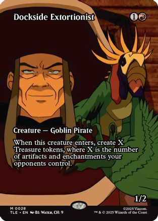 Dockside Extortionist (Borderless) (28) [Avatar: The Last Airbender: Eternal-Legal] - Deck Out Gaming