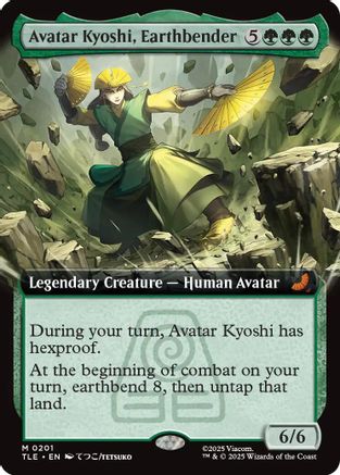 Avatar Kyoshi, Earthbender (Extended Art) (201) [Avatar: The Last Airbender: Eternal-Legal] - Deck Out Gaming