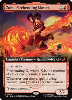 Zuko, Firebending Master (Extended Art) (200) [Avatar: The Last Airbender: Eternal-Legal] - Deck Out Gaming