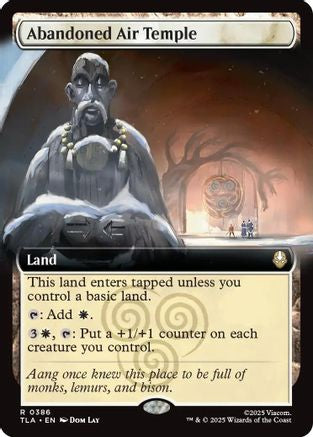 Abandoned Air Temple (Extended Art) (386) [Avatar: The Last Airbender] - Deck Out Gaming