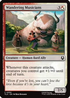 Wandering Musicians (250) [Avatar: The Last Airbender] foil - Deck Out Gaming