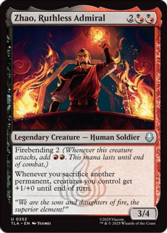 Zhao, Ruthless Admiral (252) [Avatar: The Last Airbender] foil - Deck Out Gaming