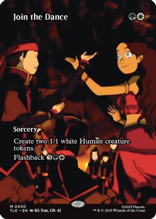 Join the Dance (Borderless) (50) [Avatar: The Last Airbender: Eternal-Legal] foil - Deck Out Gaming