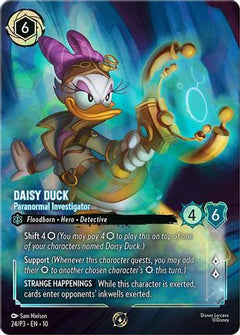 Daisy Duck - Paranormal Investigator (Store Championship) (24) [Disney Lorcana Promo Cards] Holofoil - Deck Out Gaming