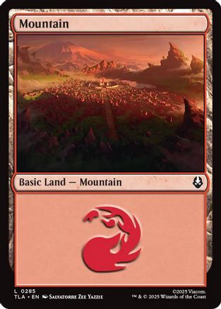 Mountain (0285) (285) [Avatar: The Last Airbender] foil - Deck Out Gaming