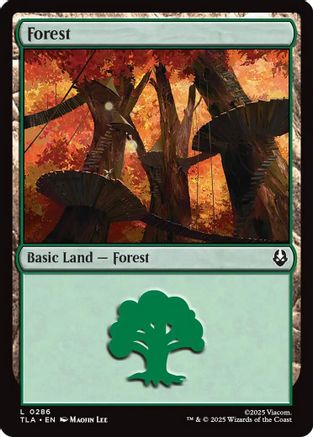 Forest (0286) (286) [Avatar: The Last Airbender] foil - Deck Out Gaming