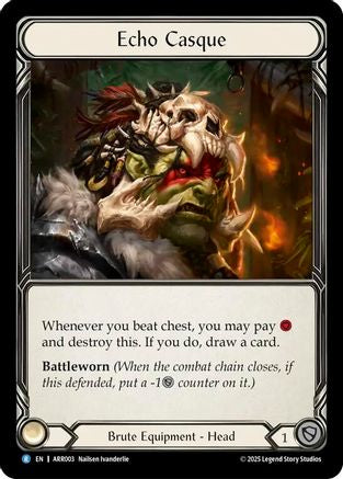Echo Casque (ARR003) [Armory Deck: Rhinar] Rainbow Foil - Deck Out Gaming