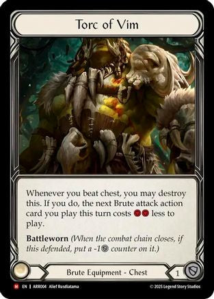 Torc of Vim (ARR004) [Armory Deck: Rhinar] Rainbow Foil - Deck Out Gaming