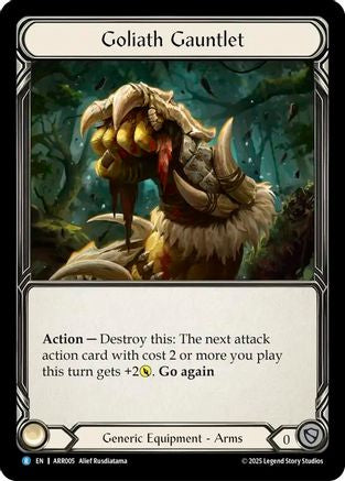 Goliath Gauntlet (ARR005) [Armory Deck: Rhinar] Rainbow Foil - Deck Out Gaming