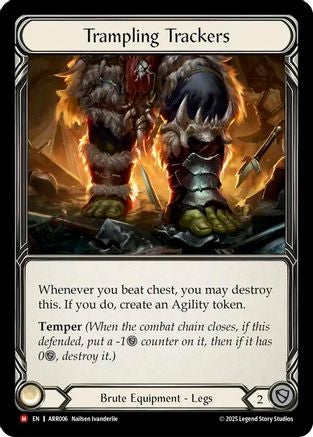 Trampling Trackers (ARR006) [Armory Deck: Rhinar] Rainbow Foil - Deck Out Gaming