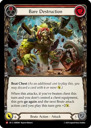 Bare Destruction (ARR008) [Armory Deck: Rhinar] - Deck Out Gaming