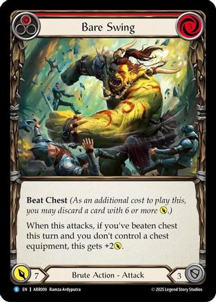Bare Swing (Red) (ARR009) [Armory Deck: Rhinar] - Deck Out Gaming