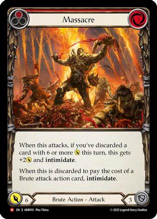 Massacre (ARR010) [Armory Deck: Rhinar] - Deck Out Gaming