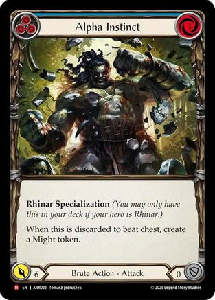 Alpha Instinct (ARR022) [Armory Deck: Rhinar] - Deck Out Gaming