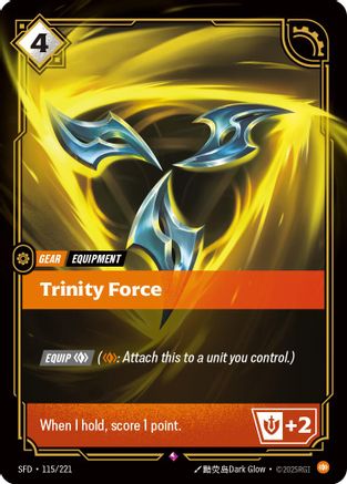 Trinity Force (115/221) [Spiritforged] Foil - Deck Out Gaming