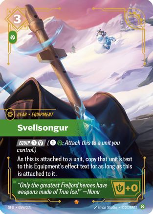 Svellsongur (059/221) [Spiritforged] Foil - Deck Out Gaming