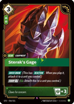 Sterak's Gage (056/221) [Spiritforged] Foil - Deck Out Gaming