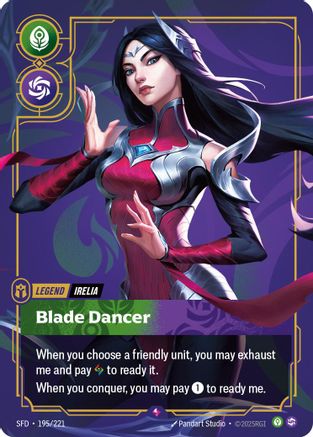 Irelia - Blade Dancer (195/221) [Spiritforged] Foil - Deck Out Gaming
