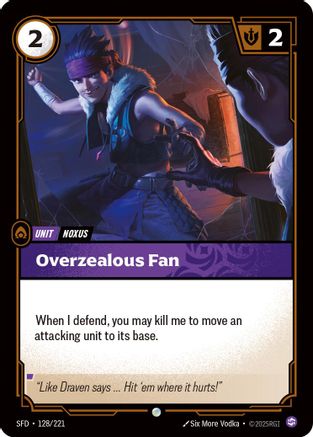 Overzealous Fan (128/221) [Spiritforged] Foil - Deck Out Gaming