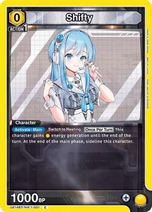 Shifty (UE14BT/NIK-1-001) [UE14BT: GODDESS OF VICTORY: NIKKE] - Deck Out Gaming