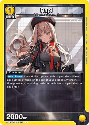 Rapi (010) (UE14BT/NIK-1-010) [UE14BT: GODDESS OF VICTORY: NIKKE] - Deck Out Gaming
