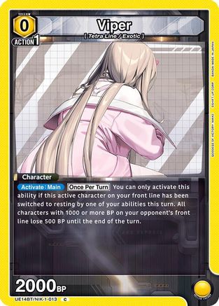 Viper (013) (UE14BT/NIK-1-013) [UE14BT: GODDESS OF VICTORY: NIKKE] - Deck Out Gaming