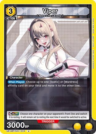 Viper (014) (UE14BT/NIK-1-014) [UE14BT: GODDESS OF VICTORY: NIKKE] - Deck Out Gaming