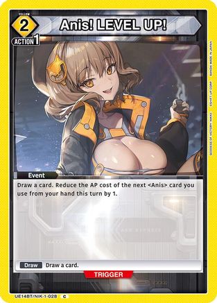 Anis! LEVEL UP! (UE14BT/NIK-1-028) [UE14BT: GODDESS OF VICTORY: NIKKE] - Deck Out Gaming