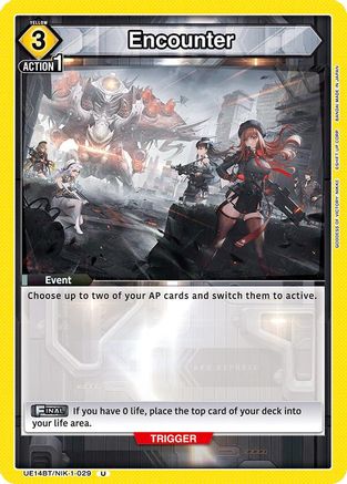 Encounter (029) (UE14BT/NIK-1-029) [UE14BT: GODDESS OF VICTORY: NIKKE] - Deck Out Gaming