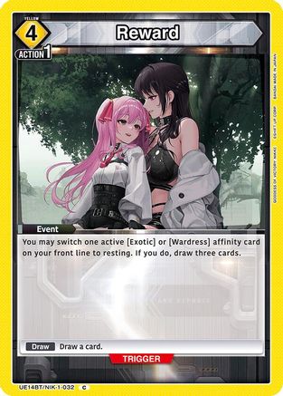 Reward (UE14BT/NIK-1-032) [UE14BT: GODDESS OF VICTORY: NIKKE] - Deck Out Gaming