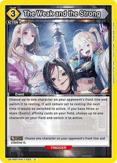 The Weak and the Strong (UE14BT/NIK-1-033) [UE14BT: GODDESS OF VICTORY: NIKKE] - Deck Out Gaming