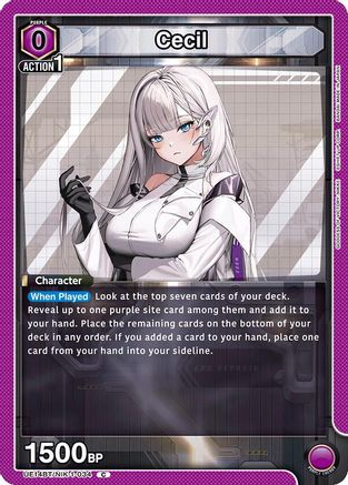 Cecil (UE14BT/NIK-1-034) [UE14BT: GODDESS OF VICTORY: NIKKE] - Deck Out Gaming