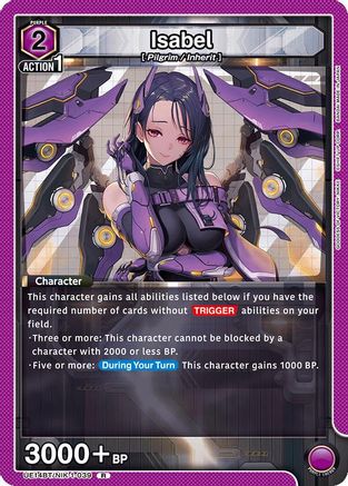 Isabel (039) (UE14BT/NIK-1-039) [UE14BT: GODDESS OF VICTORY: NIKKE] Foil - Deck Out Gaming