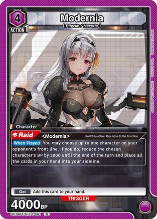 Modernia (061) (UE14BT/NIK-1-061) [UE14BT: GODDESS OF VICTORY: NIKKE] Foil - Deck Out Gaming