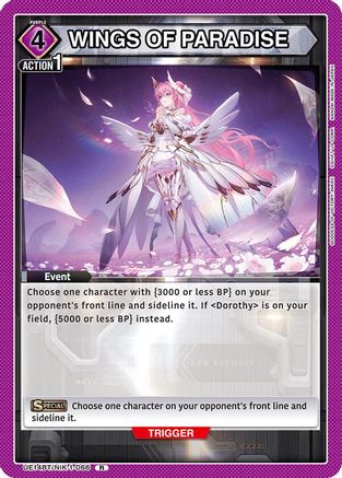 WINGS OF PARADISE (UE14BT/NIK-1-066) [UE14BT: GODDESS OF VICTORY: NIKKE] Foil - Deck Out Gaming