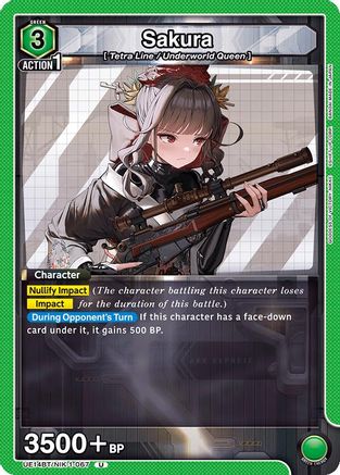 Sakura (UE14BT/NIK-1-067) [UE14BT: GODDESS OF VICTORY: NIKKE] - Deck Out Gaming