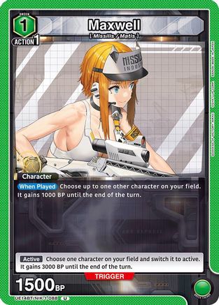 Maxwell (088) (UE14BT/NIK-1-088) [UE14BT: GODDESS OF VICTORY: NIKKE] - Deck Out Gaming