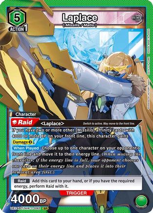 Laplace (092) (UE14BT/NIK-1-092) [UE14BT: GODDESS OF VICTORY: NIKKE] Foil - Deck Out Gaming