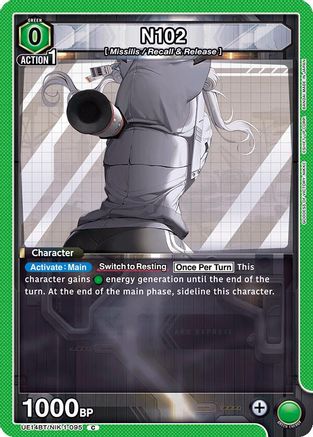 N102 (UE14BT/NIK-1-095) [UE14BT: GODDESS OF VICTORY: NIKKE] - Deck Out Gaming