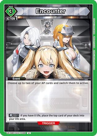 Encounter (098) (UE14BT/NIK-1-098) [UE14BT: GODDESS OF VICTORY: NIKKE] - Deck Out Gaming