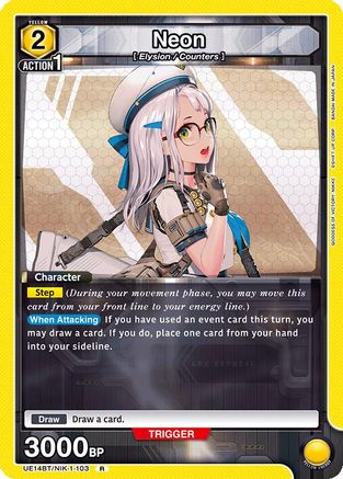 Neon (103) (UE14BT/NIK-1-103) [UE14BT: GODDESS OF VICTORY: NIKKE] Foil