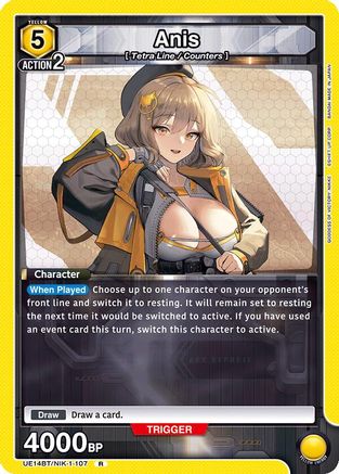 Anis (107) (UE14BT/NIK-1-107) [UE14BT: GODDESS OF VICTORY: NIKKE] Foil - Deck Out Gaming
