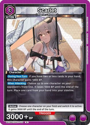 Scarlet (110) (UE14BT/NIK-1-110) [UE14BT: GODDESS OF VICTORY: NIKKE] Foil - Deck Out Gaming