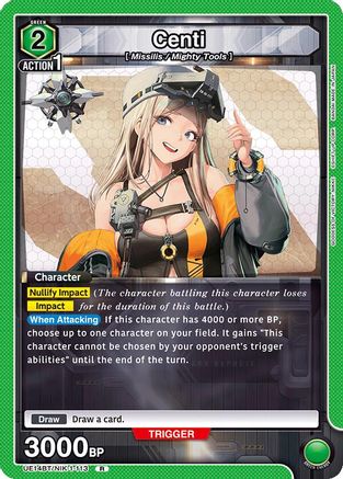 Centi (UE14BT/NIK-1-113) [UE14BT: GODDESS OF VICTORY: NIKKE] Foil - Deck Out Gaming