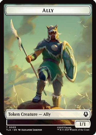 Ally (0005) // Clue (0014) Double-Sided Token (5) [Avatar: The Last Airbender] - Deck Out Gaming